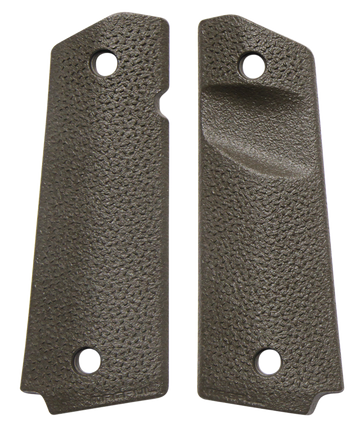 Magpul MOE 1911 Grip Panels Aggressive TSP Texture OD Green Polymer