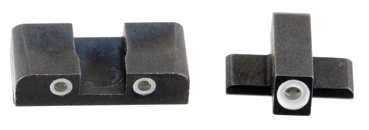 AmeriGlo SG161 Classic Tritium Sight Set for Sig Sauer - Green Tritium White Outline
