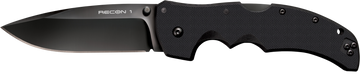 Cold Steel Recon 1 4" Folding Spear Point Plain Edge DLC S35VN Blade Black G10 Handle