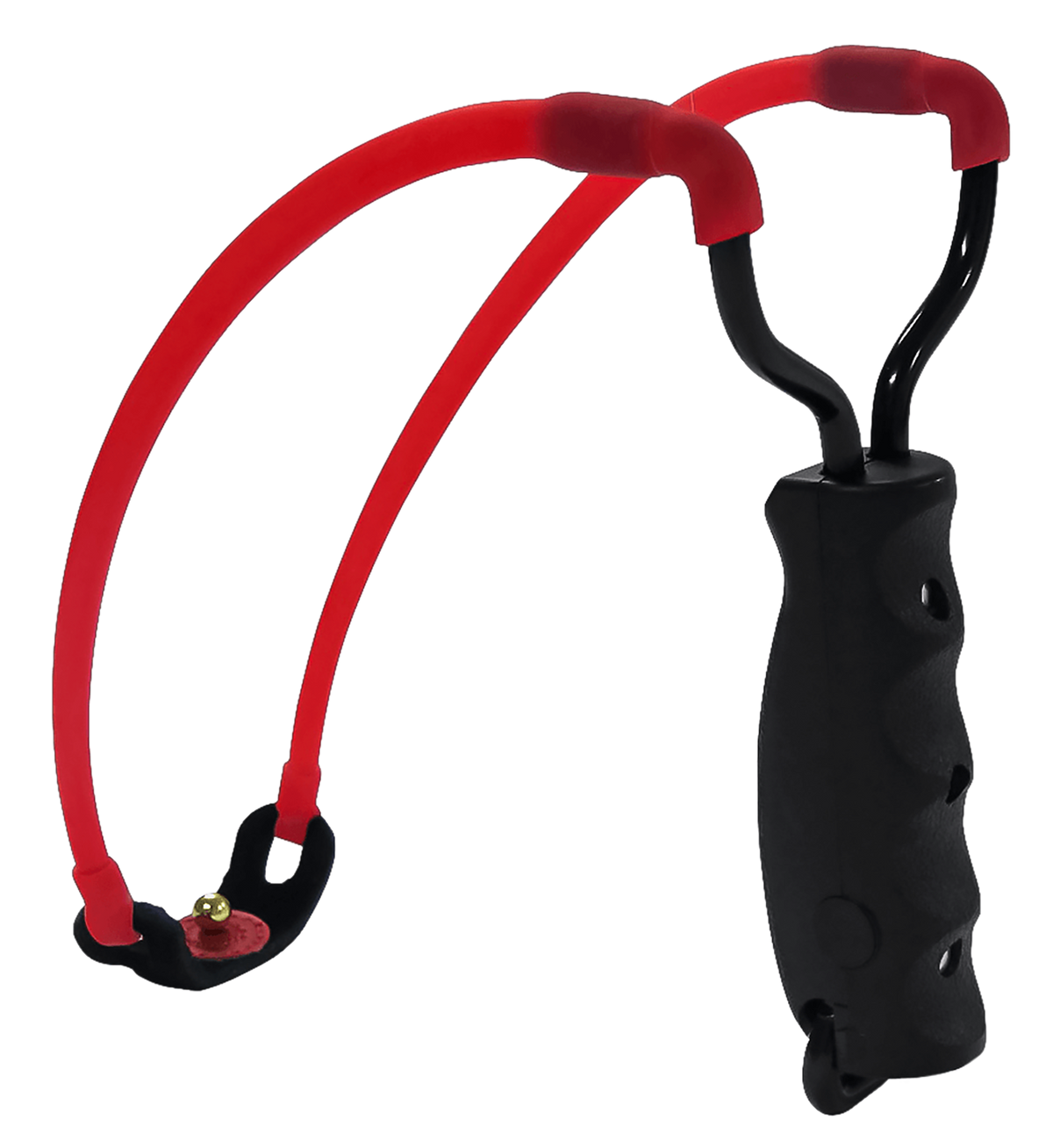 Marksman 3030 Traditional Slingshot Hyper-Velocity Band Black Molded Handle