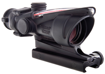 Trijicon 100219 ACOG 4x32mm Illuminated Red Horseshoe .223/5.56 BDC Riflescope - Black Hardcoat Anodized