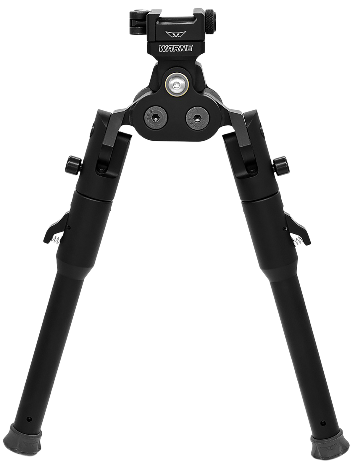 Warne 7921M Skyline Pro Bipod - Black Anodized QD Picatinny Head w/ Lite Legs