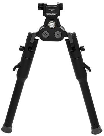 Warne 7921M Skyline Pro Bipod - Black Anodized QD Picatinny Head w/ Lite Legs