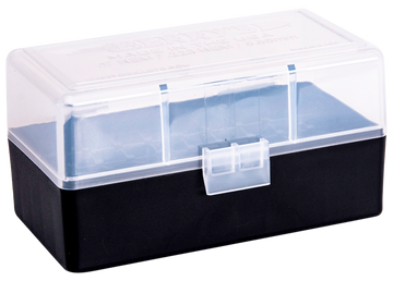 Berry's 79462 405 Ammo Box 223 Rem, 5.56x45mm NATO 50rd Clear Lid w/Black Bottom