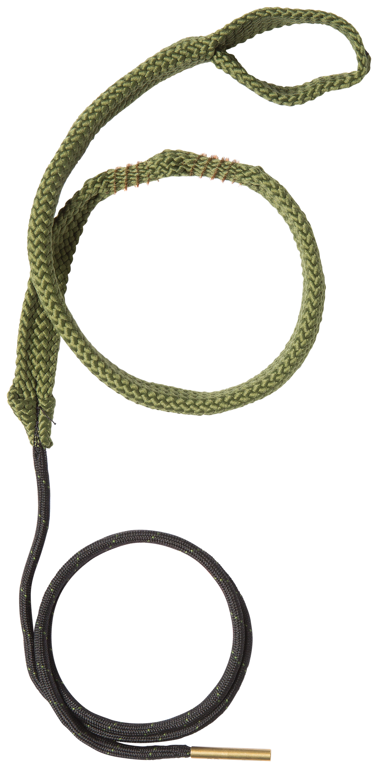 Hoppes BoreSnake .357/9mm/.38/.380 Pistol Bore Cleaner Rope - Bronze Bristle