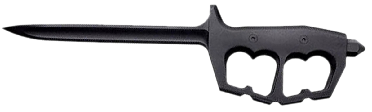 Cold Steel FGX Chaos 6" Fixed Blade Griv-Ex Plain Edge Training Knife