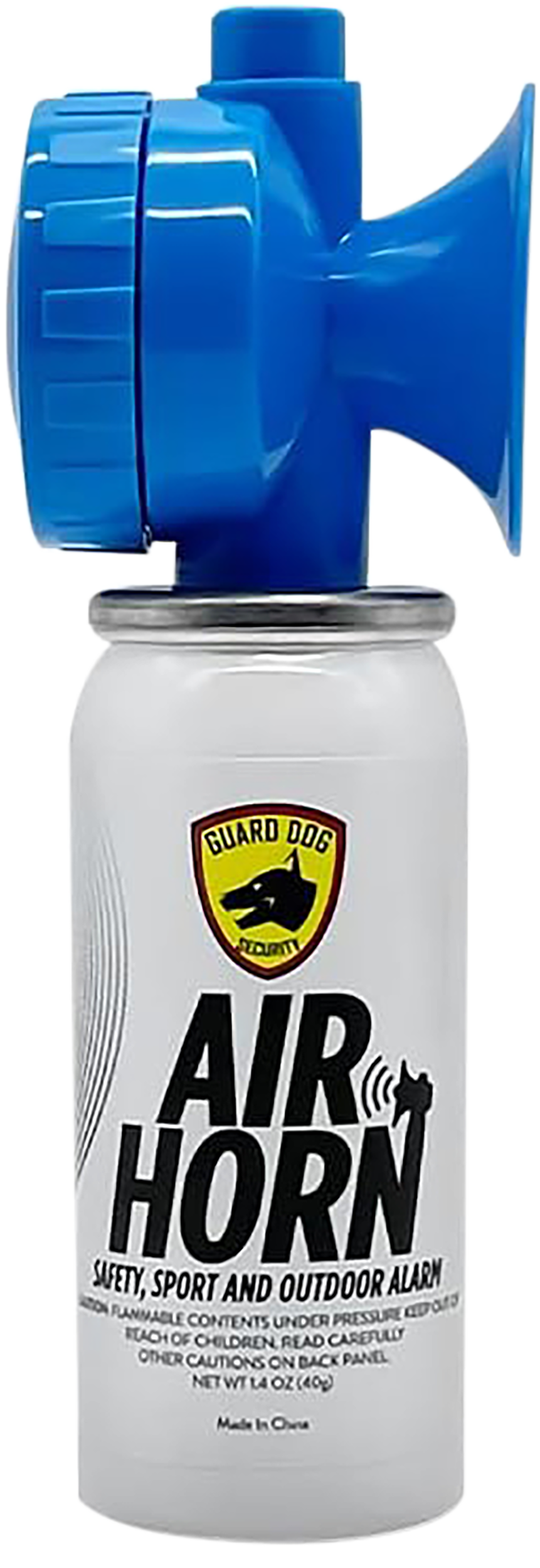 SKYLINE USA INC Guard Dog Compact Air Horn 1.40 oz 1-Mile Range Blue/White