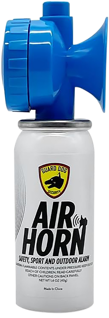 SKYLINE USA INC Guard Dog Compact Air Horn 1.40 oz 1-Mile Range Blue/White