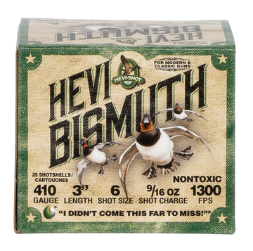 Hevishot HEVI-Bismuth 410 Bore 3" 9/16 oz #6 Shot 1300 fps - Box or Case