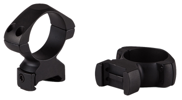 Konus 7400 Steel Rings 1" High 0 MOA Matte Black - Pair