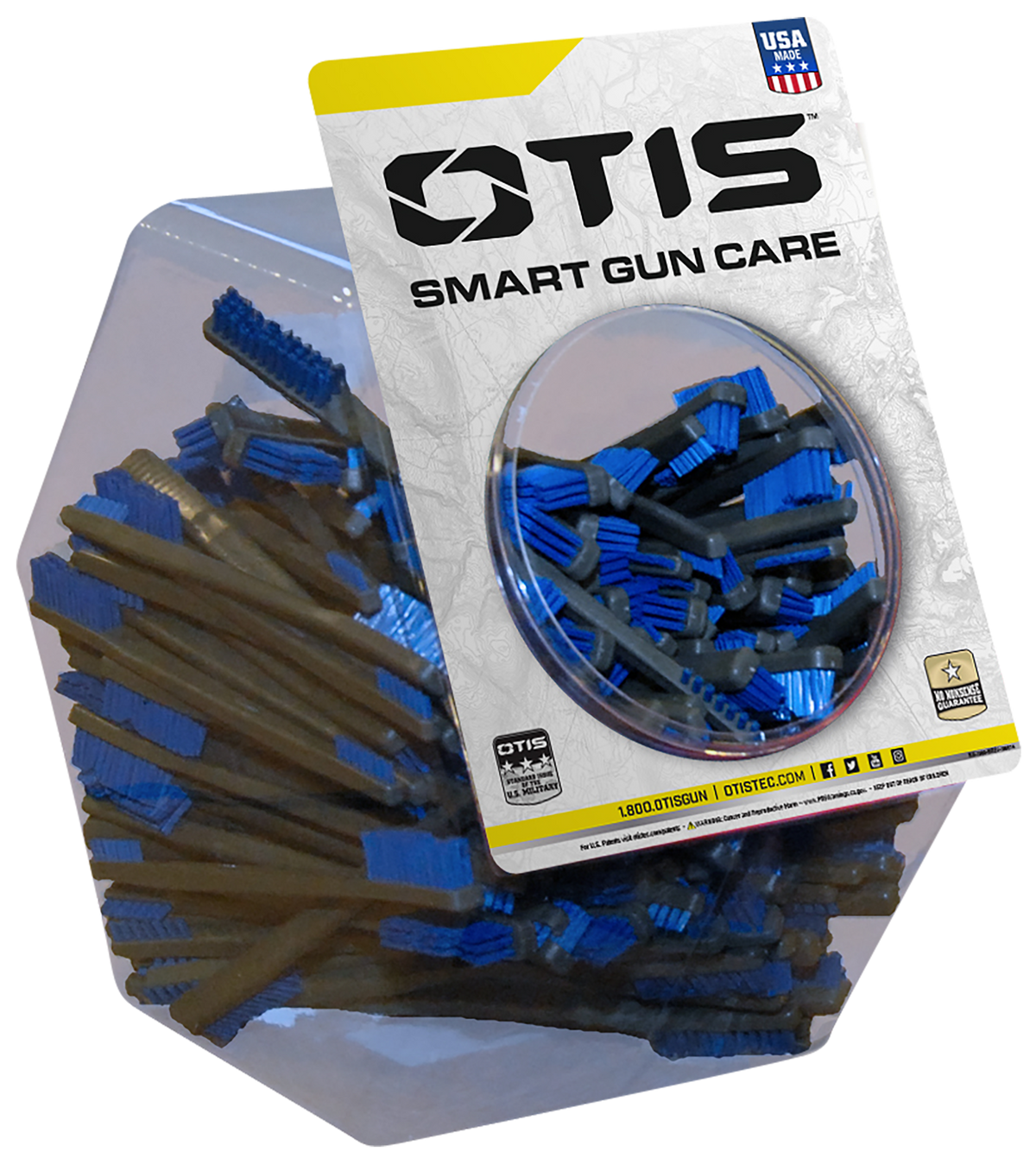 Otis AP Blue Nylon All-Purpose Brushes 150-Count