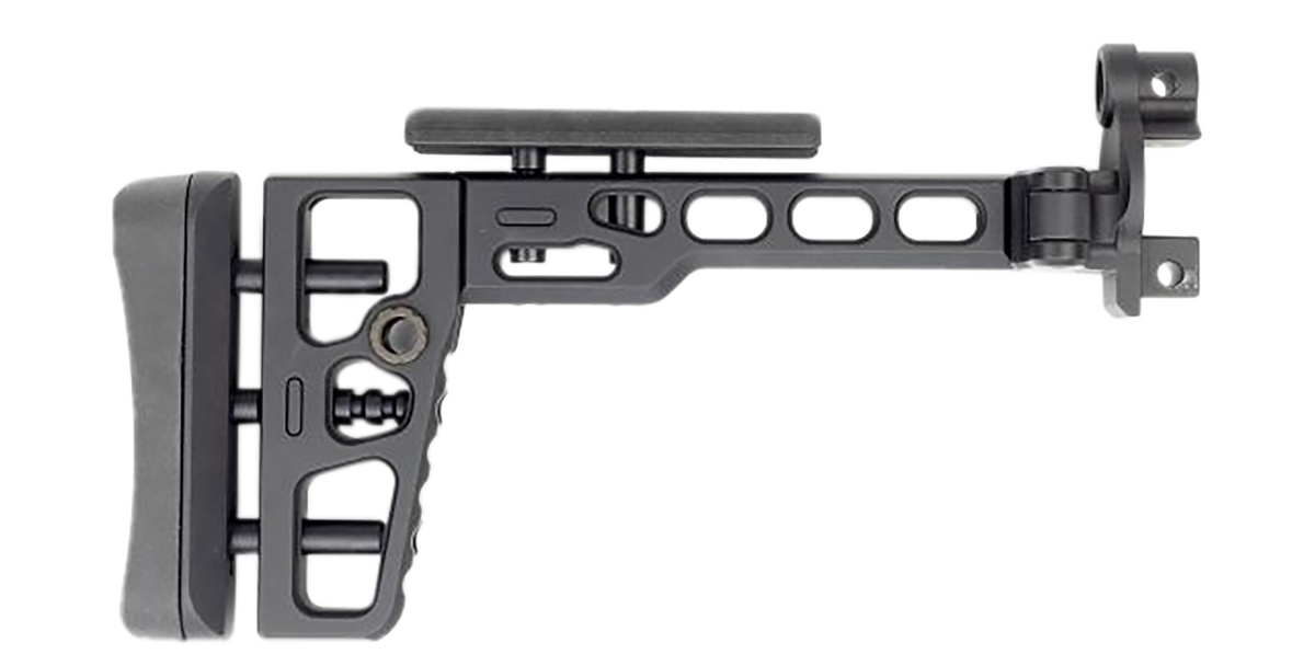 Samson S.A.S Folding Stock w/ MP5K End Cap Black Aluminum