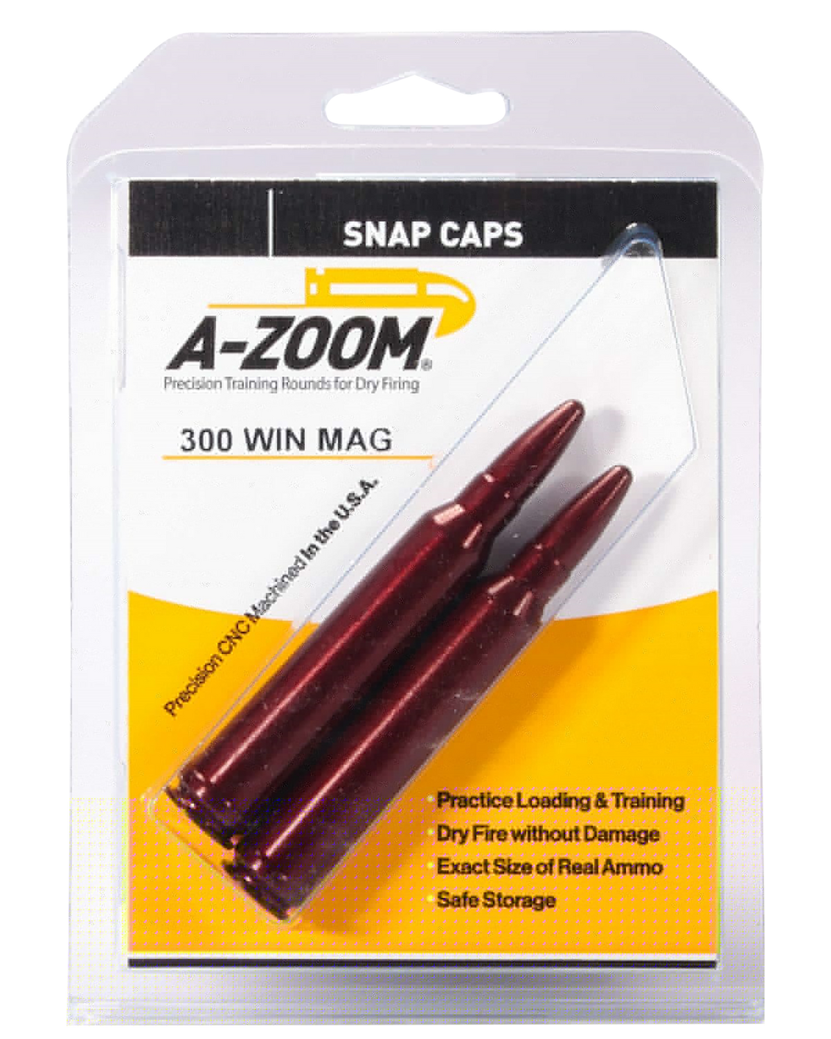 A-Zoom 12237 Rifle Snap Caps 300 Win Mag 2-Pack