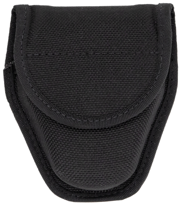 Bianchi 7317 Accumold Double Handcuff Case Black Textured 2-2.25" Belt