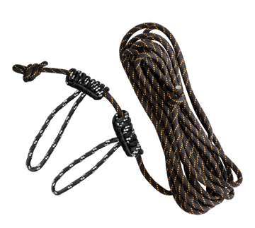 Muddy Safe-Line 30' Braided Nylon Treestand Safety Line - 300 lb Capacity - Black/Orange