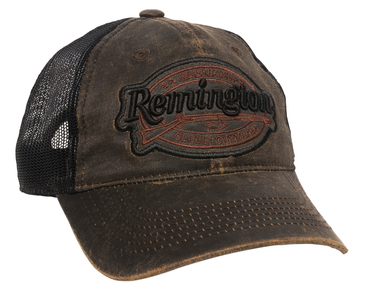 Outdoor Cap Remington Cotton Black/Brown Unstructured OSFA