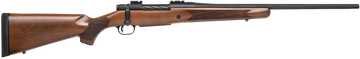 Mossberg Patriot Walnut 270 Win 22" 5+1 Bolt-Action Rifle - Matte Blued Fluted