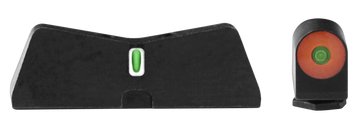 XS Sights DXT2 Big Dot Night Sights for Glock 26 - Green Tritium Orange Outline Front / White Outline Rear