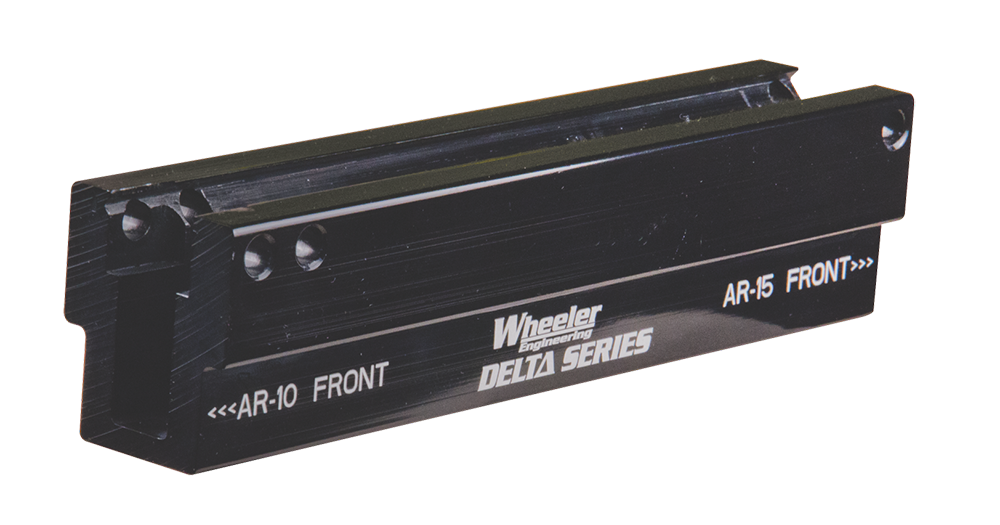 Wheeler Delta Series Upper Pic Rail Vise Block AR-15/AR-10 Black Aluminum