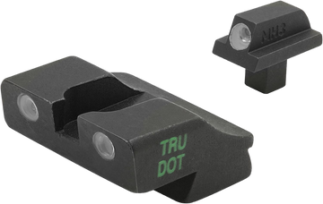 Meprolight USA Tru-Dot Fixed Night Sight Set Green Tritium Front & Rear - Colt 1911 Government/Commander .125 Tenon