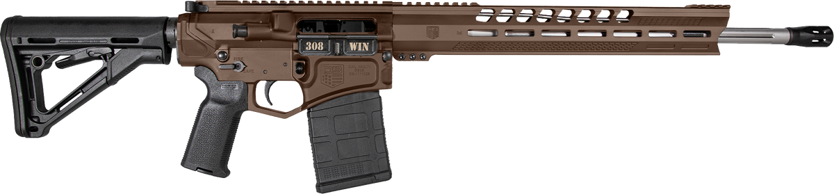 Diamondback DB10 308 Win 18" 20+1 Semi-Auto Rifle - Midnight Bronze Black Gold Series