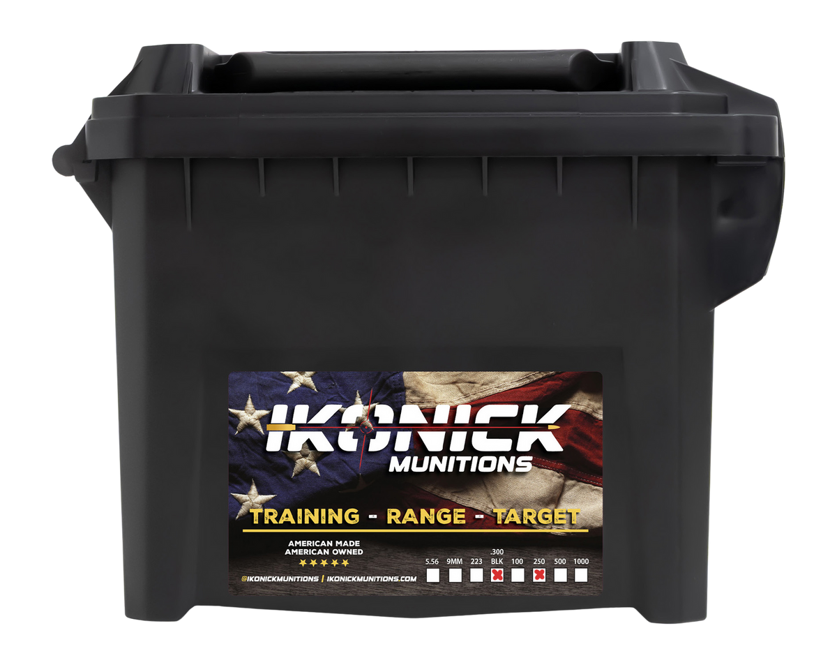 IKONICK USA 300 Blackout 147gr FMJBT 250 Rd Case