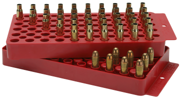 MTM Case-Gard LT150M30 Universal Loading Tray Red Multi-Caliber 50-Round Plastic