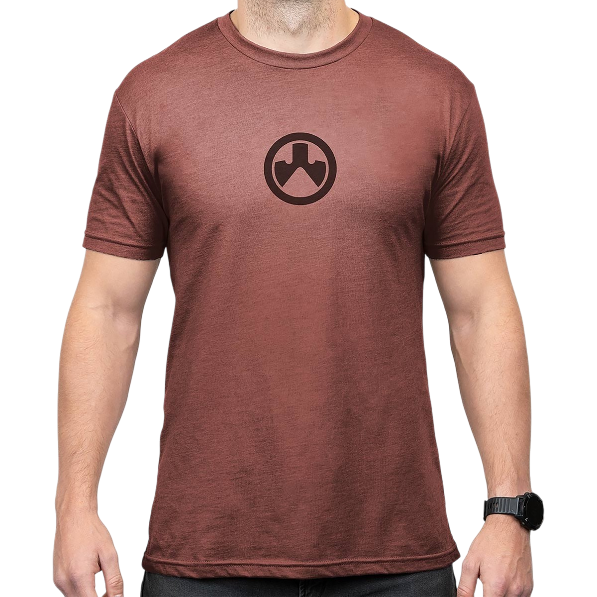 Magpul Industries Icon T-Shirt Redrock Heather Cotton/Polyester - XL
