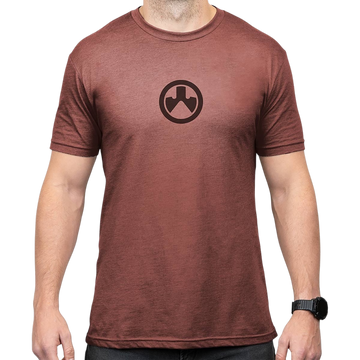 Magpul Industries Icon T-Shirt Redrock Heather Cotton/Polyester - XL