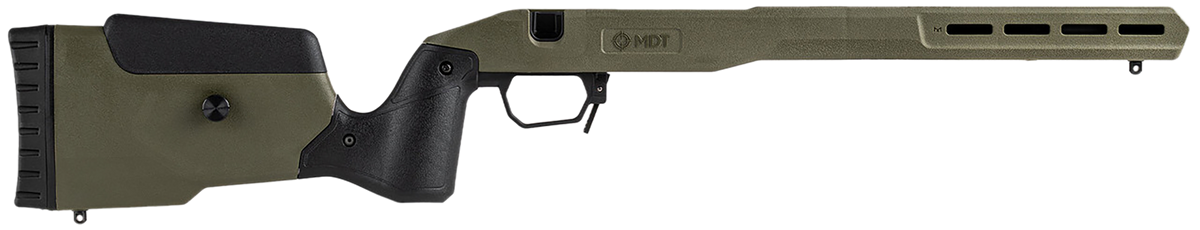 MDT Oryx Chassis OD Green 6061-T6 Aluminum - Ruger American Short Action