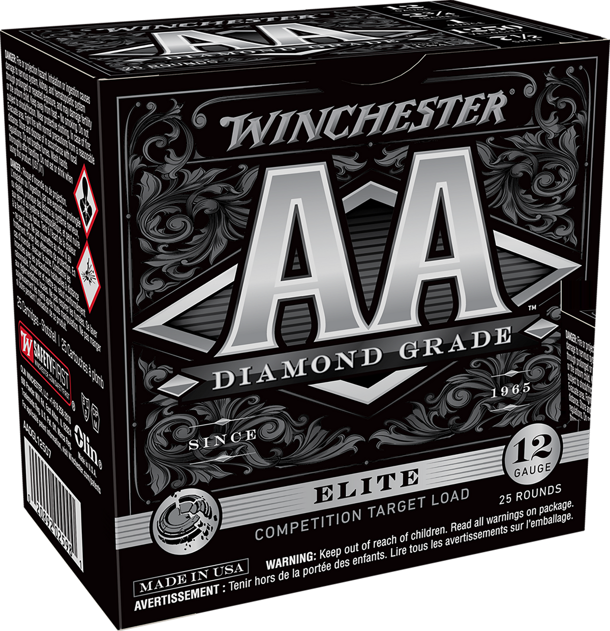 Winchester Ammo AA Diamond Grade 12 Gauge 2.75" 1 oz #7.5 Shot 25 Rd - Box or Case