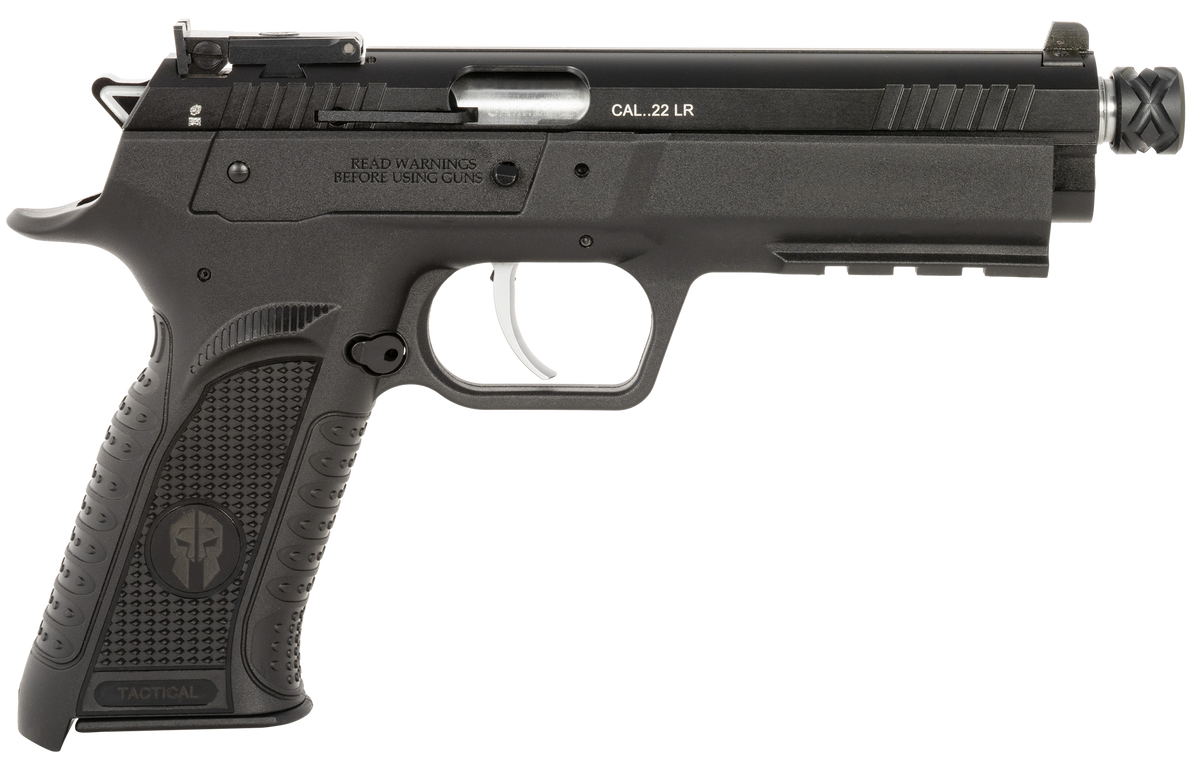 Tanfoglio Force Tactical 22 LR 4.40" 10+1 DA/SA Semi-Auto Pistol - Threaded Barrel
