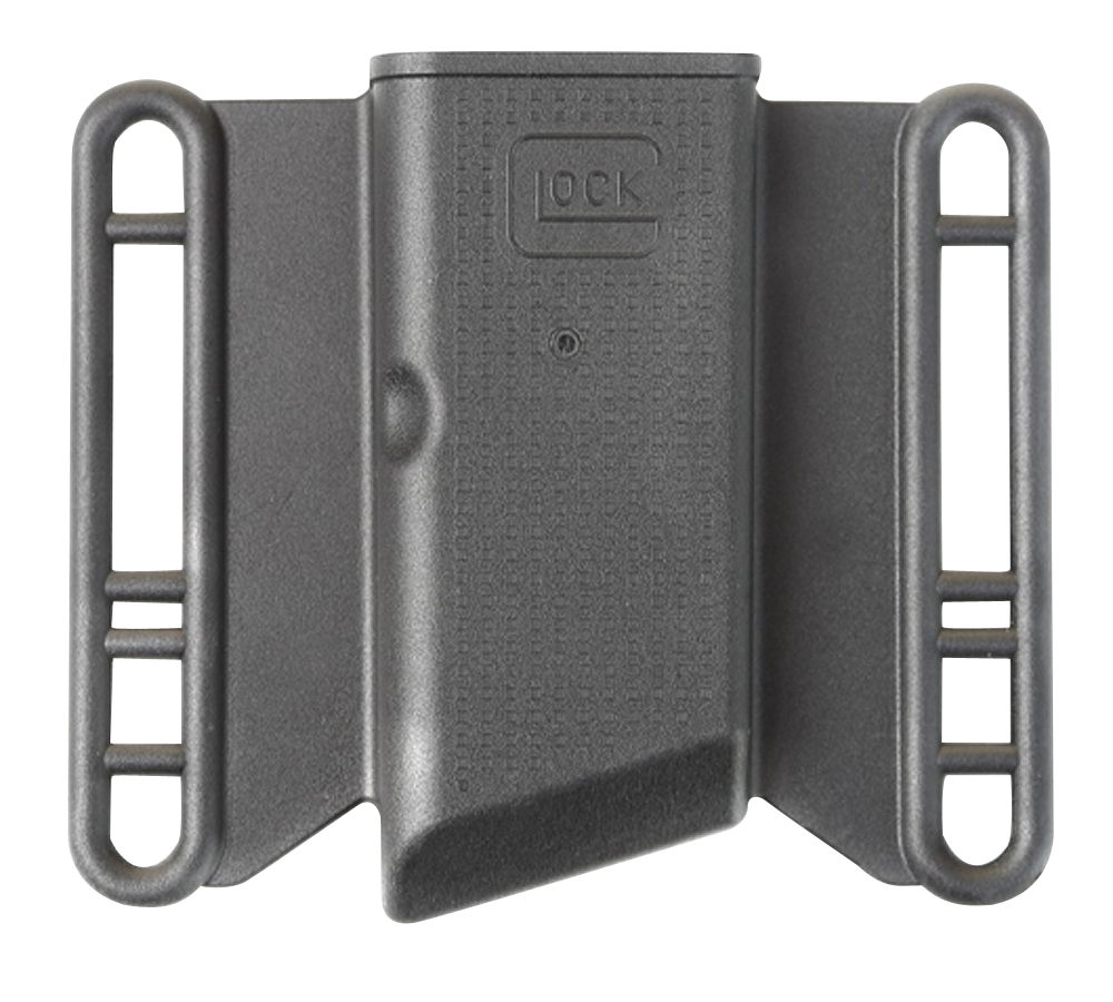 Glock MP033612 OWB Mag Pouch Black Polymer - Belt Slide Mount Up To 2.25" - Fits Glock 42 Magazines
