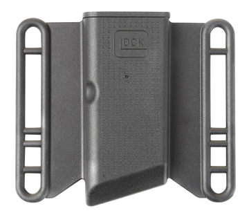 Glock MP033612 OWB Mag Pouch Black Polymer - Belt Slide Mount Up To 2.25" - Fits Glock 42 Magazines