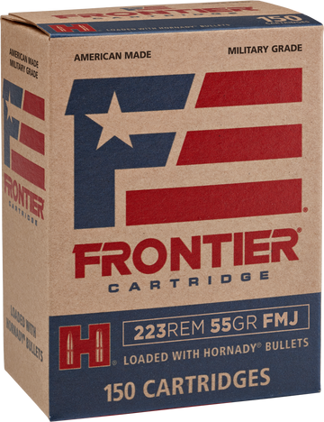 Frontier Cartridge FR1015 Military Grade 223 Rem 55gr FMJ 150 Rd - Box or Case