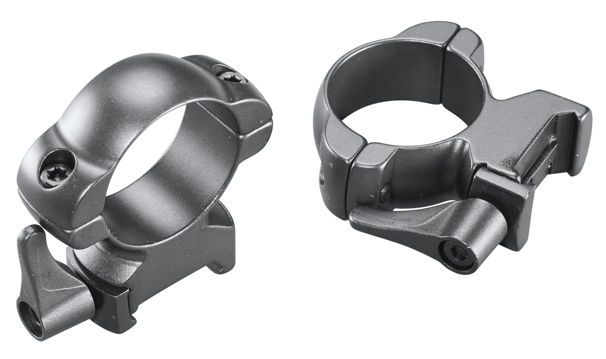 Weaver Mounts 49335 Lever Lok 30mm High Matte Black Scope Rings