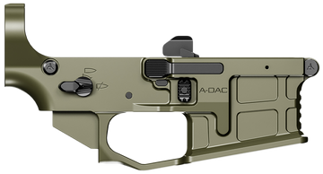 Radian Weapons R0391 A-DAC 15 AR-15 Ambi Lower Receiver OD Green - Stripped Lower