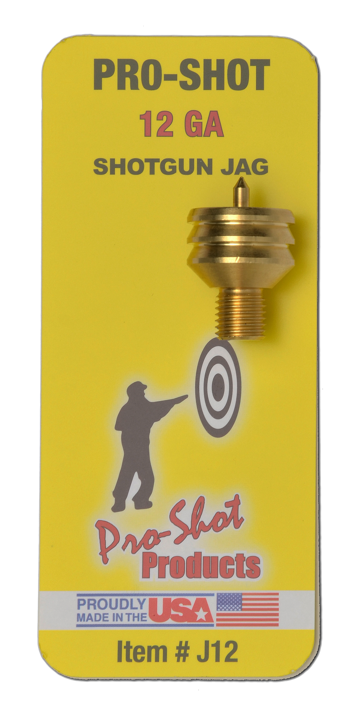 Pro-Shot J12 Jag 12 Gauge Shotgun #5/16-27 Thread Spear Tip Brass