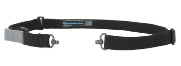 Blue Force Gear Vickers Push Button Sling 1.25" 36"-62" Black Cordura Padded 2-Point Rifle