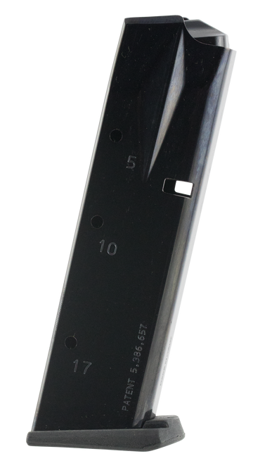 Mec-Gar MGSW5917B S&W 9mm Luger 659/910/915/5900 Series 17rd Blued Detachable Magazine