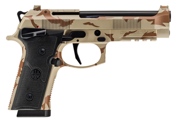 Beretta 92XI SAO 9mm Luger 4.7" 18+1 Semi-Auto Pistol - Desert DPM Cerakote