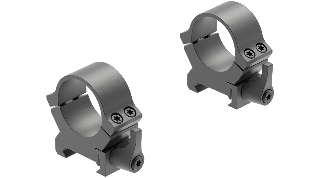 Leupold QRW2 Cross-Slot 1" Medium Matte Black Scope Rings