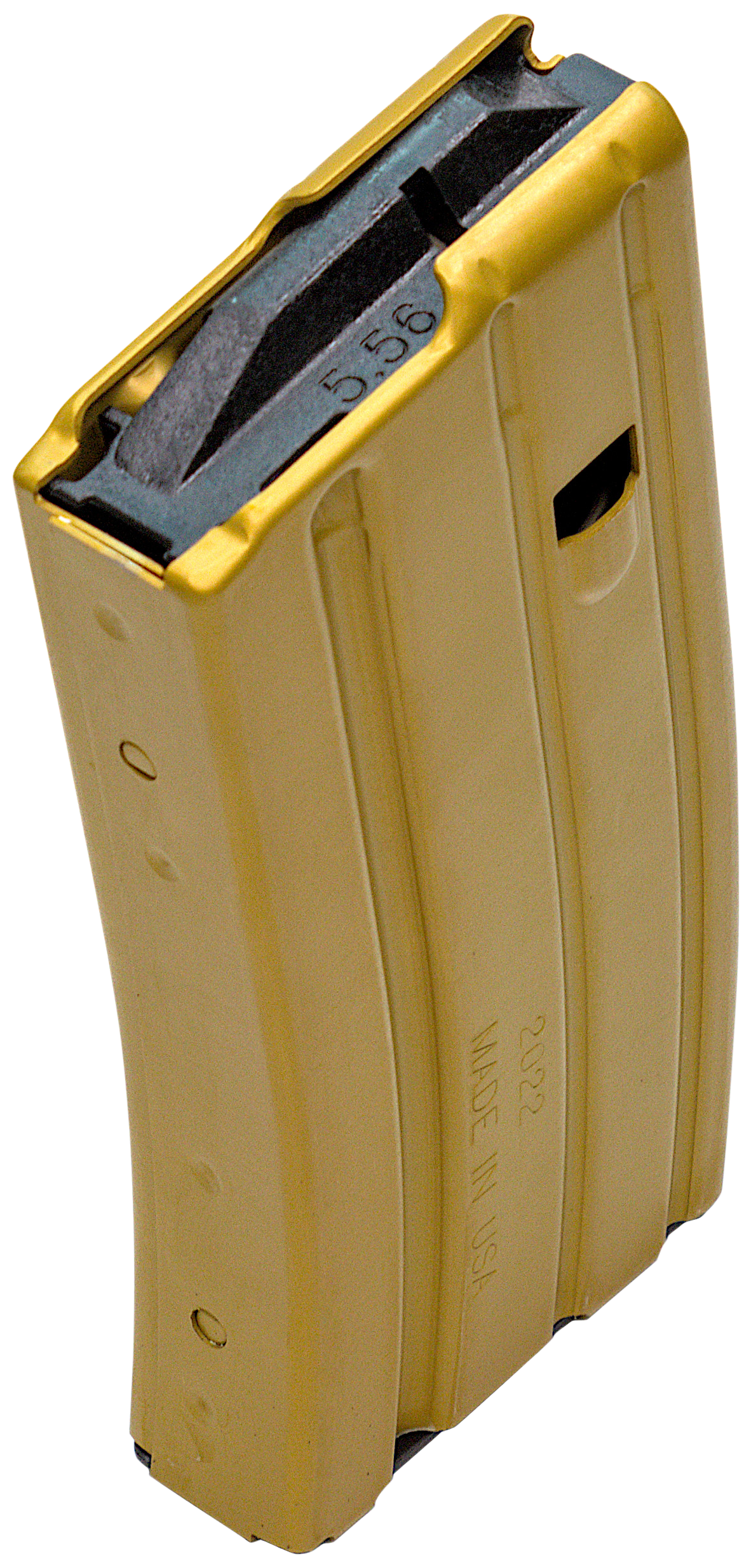 DuraMag Speed AR-15 20rd .300 Blackout/.223/5.56mm Desert Gold Aluminum