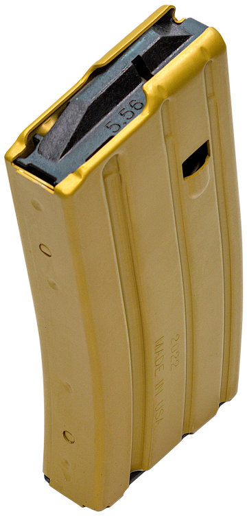 DuraMag Speed AR-15 20rd .300 Blackout/.223/5.56mm Desert Gold Aluminum