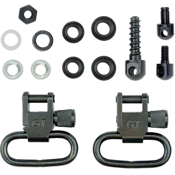GrovTec GTSW19 Locking Swivel Set 1" Black Oxide Steel - Pump/Auto Shotgun