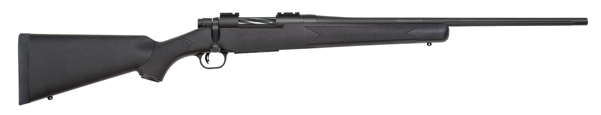 Mossberg Patriot 243 Win 22" 5+1 Bolt-Action Rifle - Synthetic Stock, Matte Blued