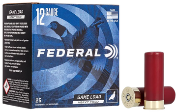 Federal Game-Shok Heavy Field 12 Gauge 2.75" 1 1/4 oz #6 Shot 25 Rounds - Box or Case