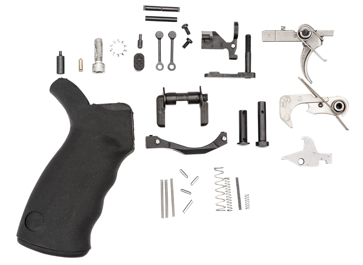 Spikes SLPK301 Enhanced Multi-Caliber AR Platform Lower Parts Kit - Black