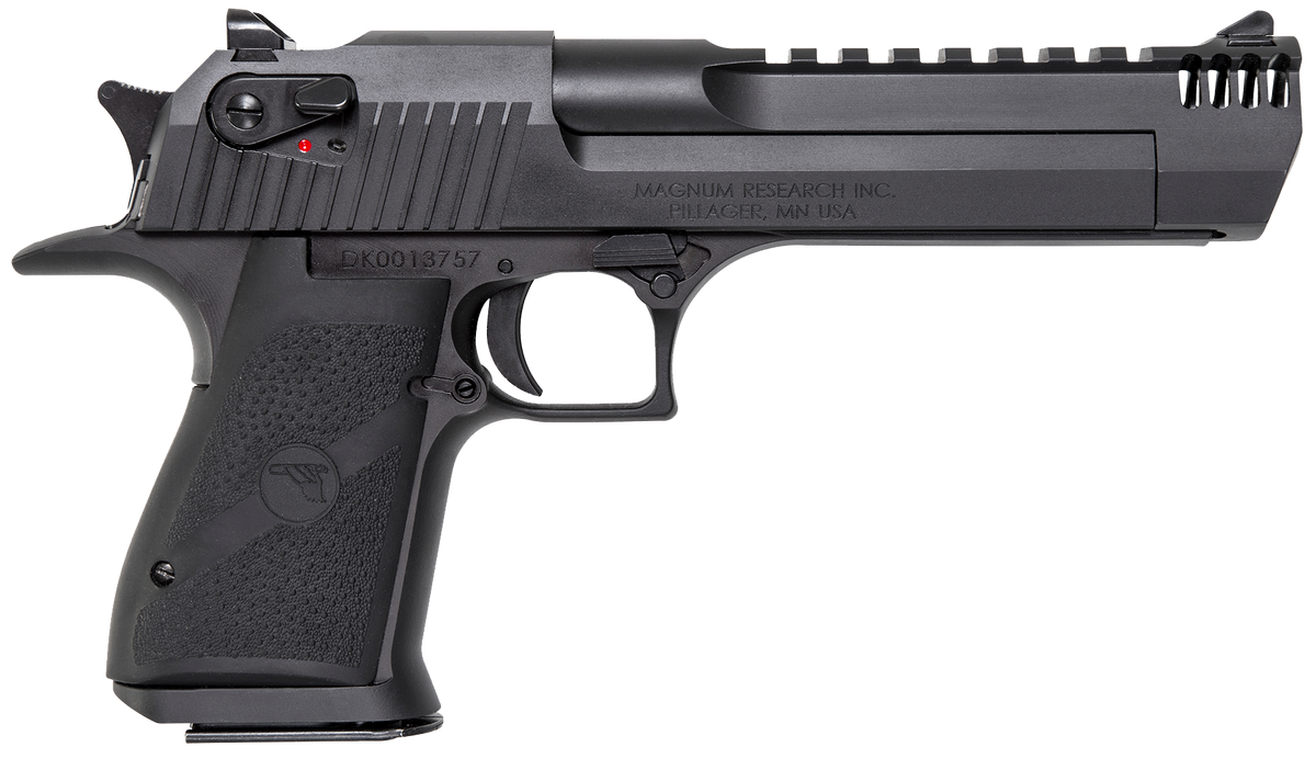 Magnum Research Desert Eagle Mark XIX 357 Mag 6" 9+1 Semi-Auto Pistol - Muzzle Brake - Matte Black Carbon Steel
