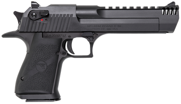 Magnum Research Desert Eagle Mark XIX 357 Mag 6" 9+1 Semi-Auto Pistol - Muzzle Brake - Matte Black Carbon Steel